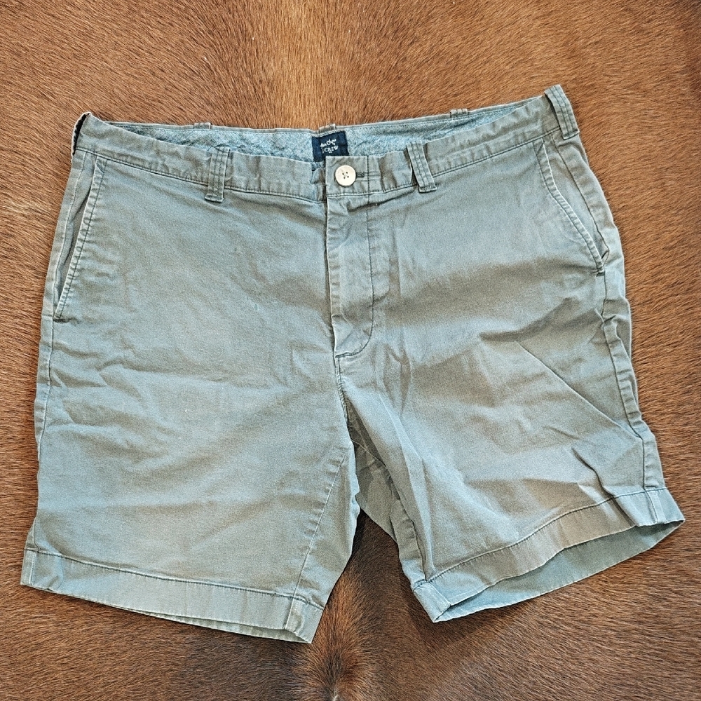 J. Crew Men's Classic Gray Flat Front Shorts